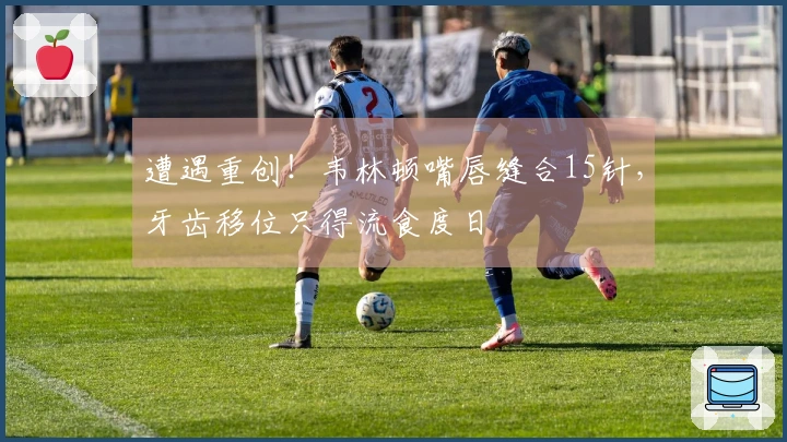 遭遇重创！韦林顿嘴唇缝合15针，牙齿移位只得流食度日